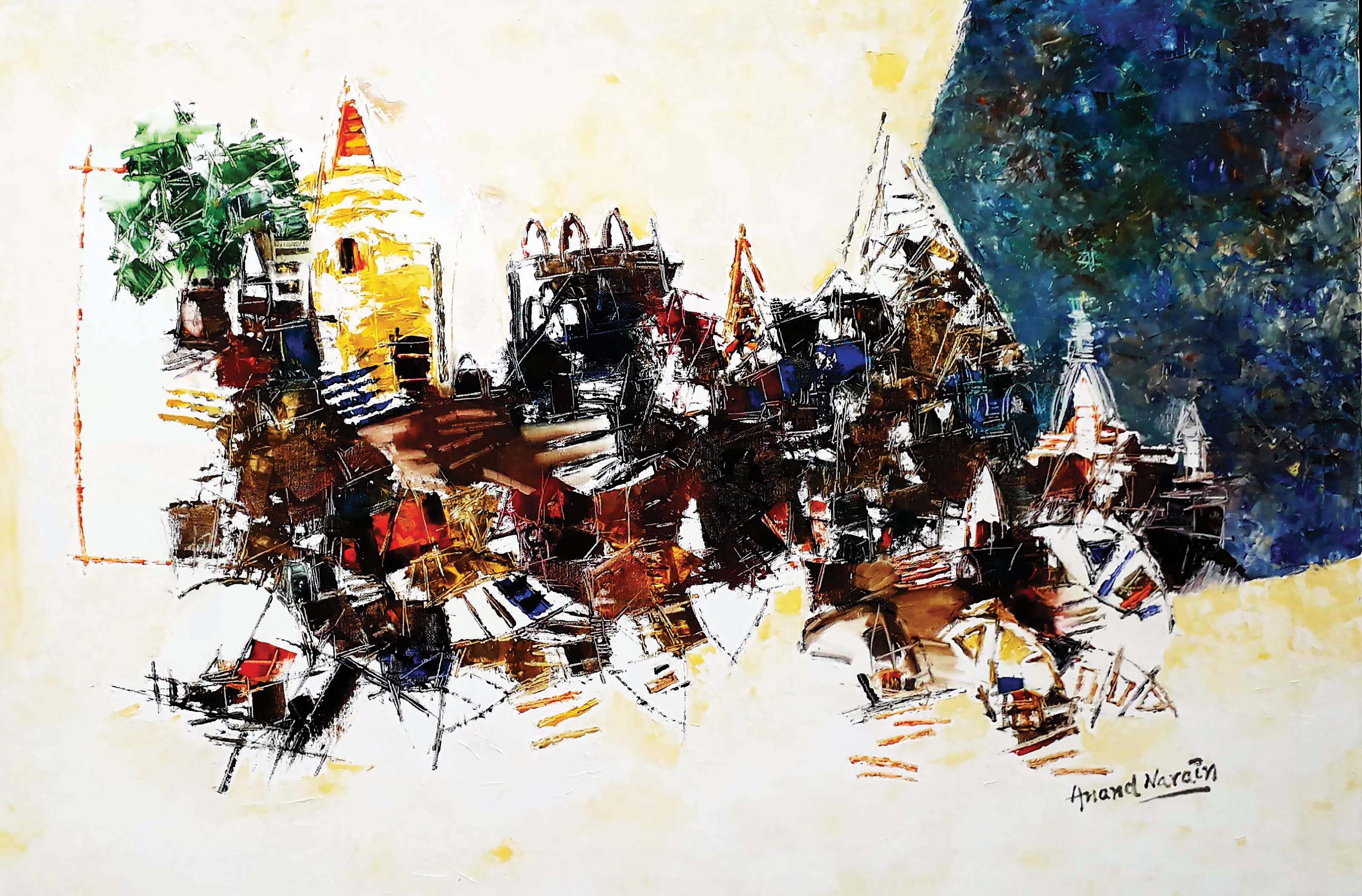 Varanasi on canvas