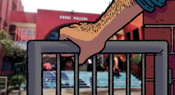 Who caused the mayhem at Gargi College?