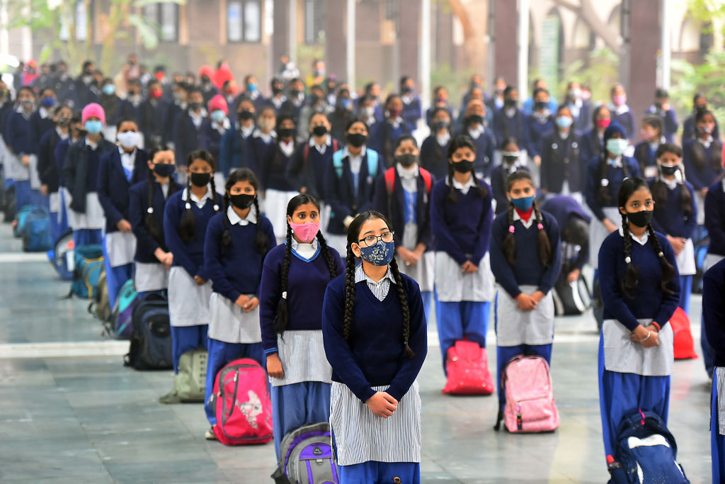 Delhi schools reopen after winter break