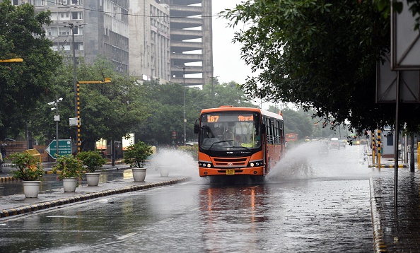 Morning showers trigger waterlogging in Delhi