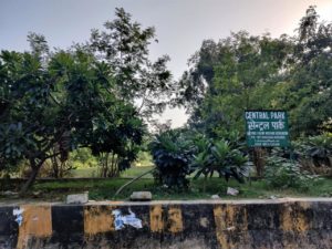 Defence Colony Central Park pandemic neglected