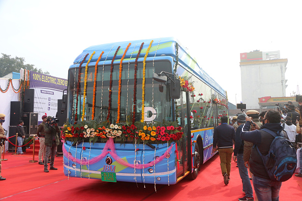 Delhi gets an electric bus
