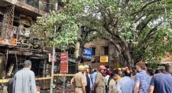 Delhi Fire: three shops gutted at Amar Colony
