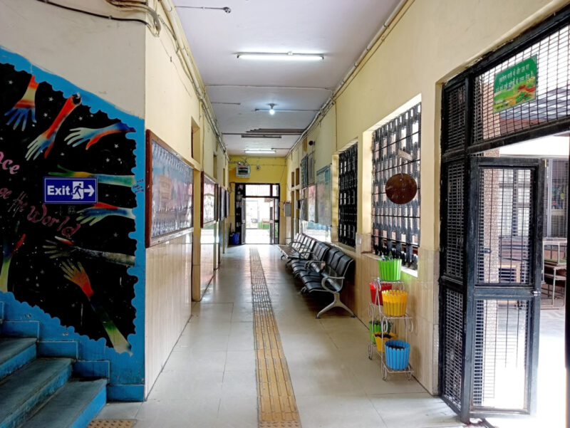 corridor of school