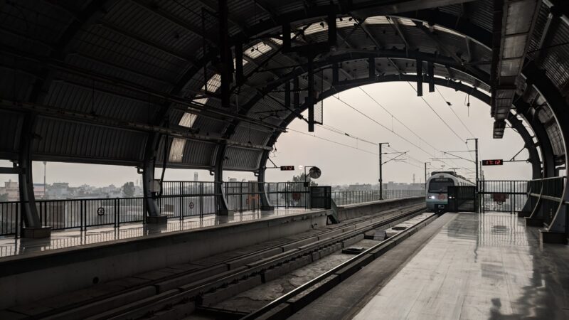 Man attempts suicide by jumping in front of a train at Moolchand metro station