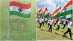 ‘Har Ghar Tiranga’: Chandigarh University students create history with world record for largest human image of waving flag