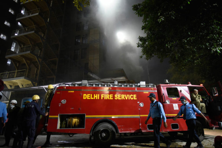One dead, 26 rescued after massive fire in East Delhi’s Shakarpur