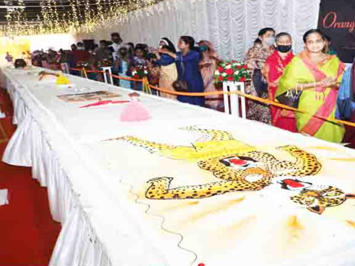 Dessert for all: This Kerala church made a 827-kg cake to mark saint’s birthday