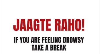 Delhi Traffic Police’s witty road safety tweet has a message for all drivers – ‘Jaagte Raho’