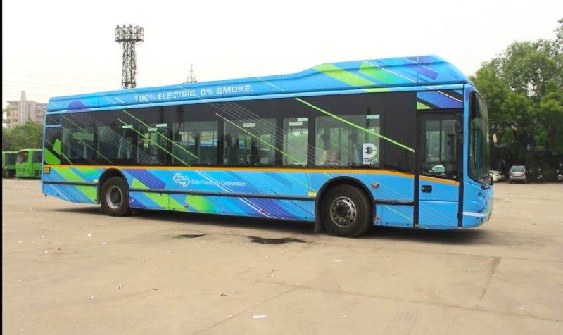 What makes Delhi’s electric bus service unique?