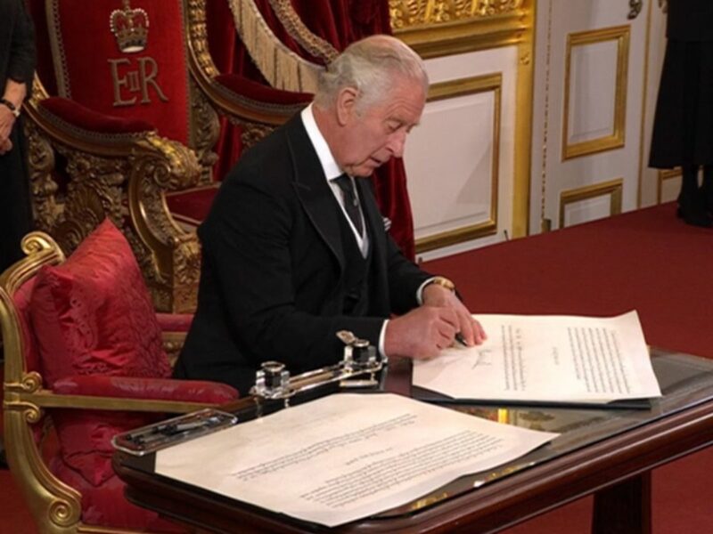 King Charles III proclaimed Britain's monarch in historic ceremony