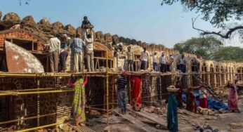 Rising from the ruins, the serai in the zoo