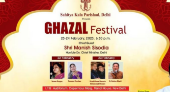 Ghazal festival on the cards!
