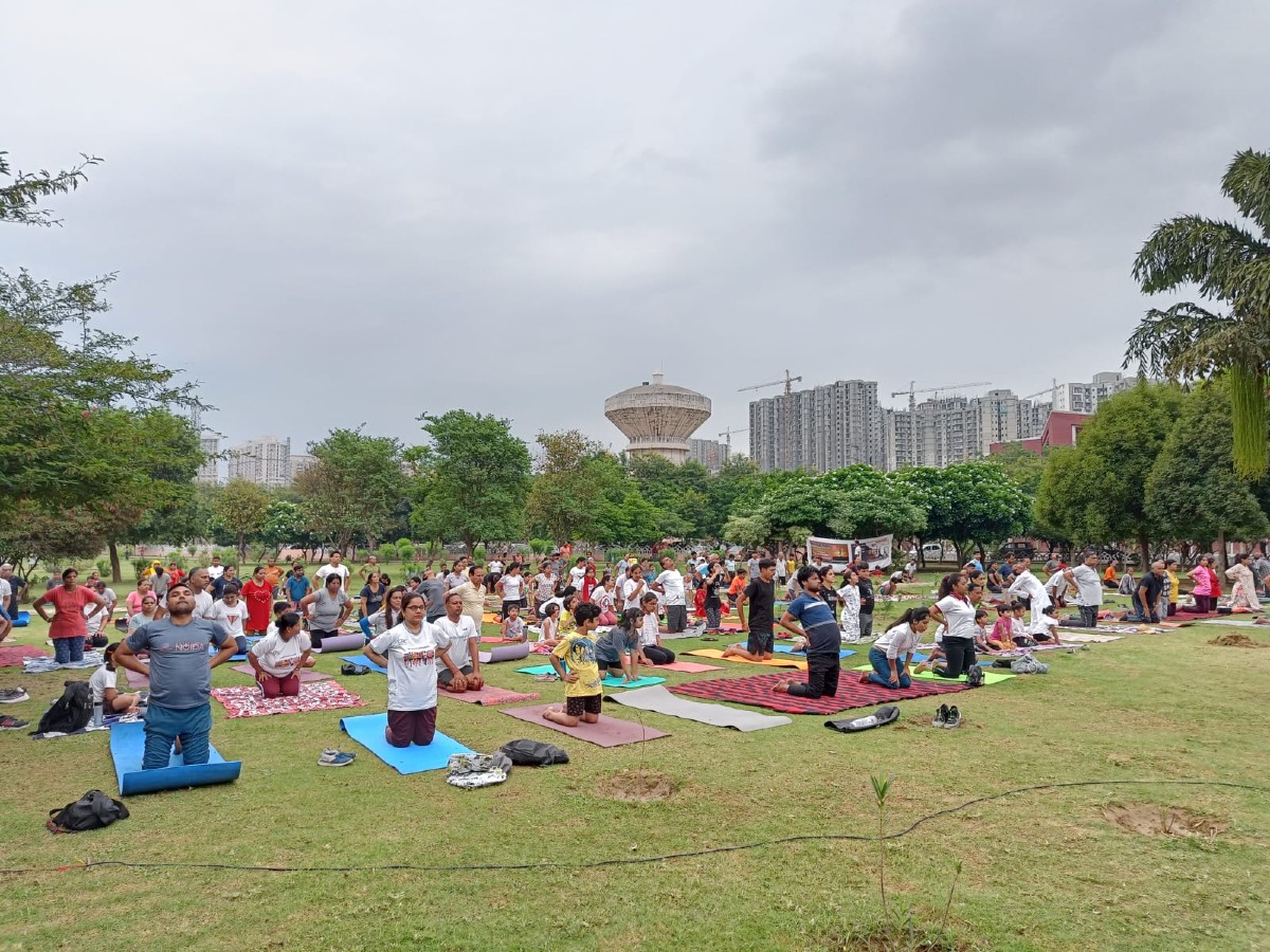 Delhi Celebrates Yoga Day with Enthusiasm