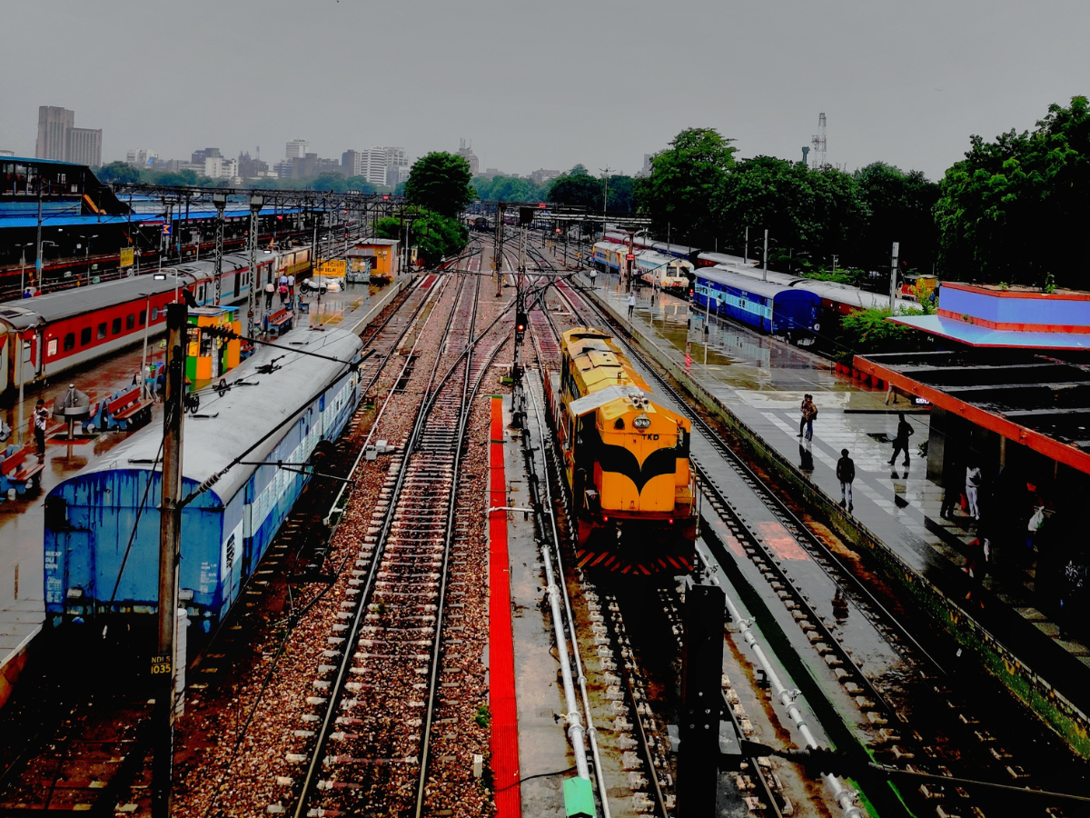 Delhi-bound EMU train derails near G20 Summit location in Pragati Maidan