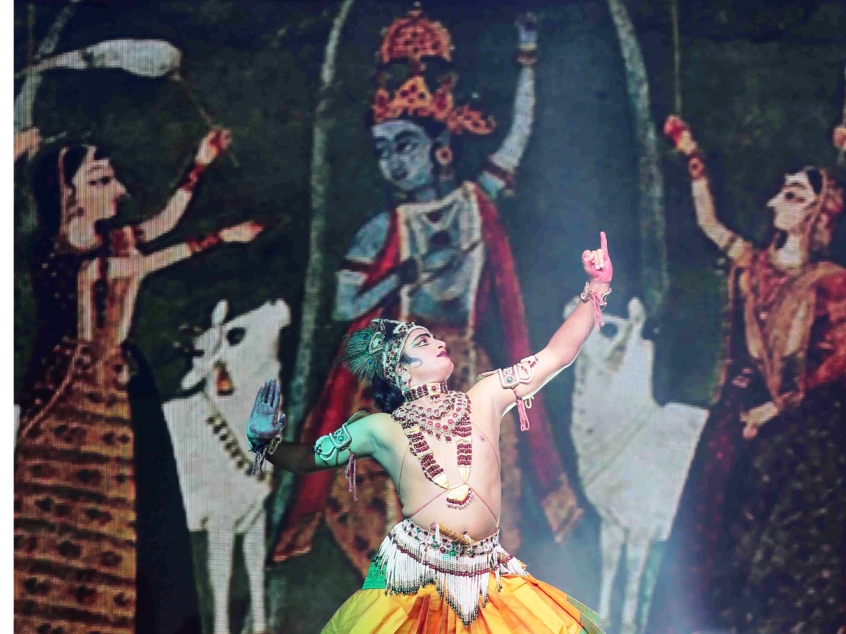 The life of Lord Krishna on stage