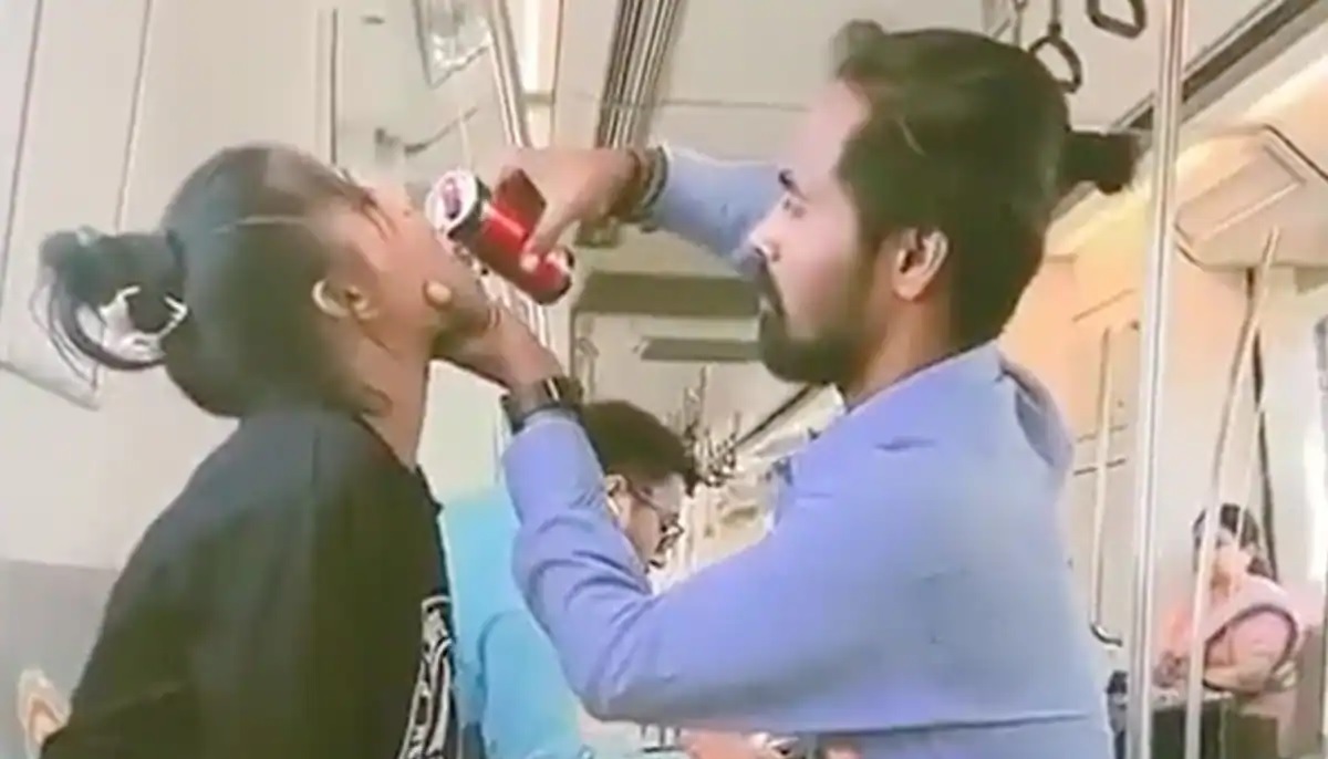 Video of intimate act in Delhi Metro sparks outrage on social media