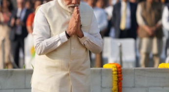 ‘May we always work to realize his vision for strong India’: PM Modi pays tribute to Mahatma Gandhi at Rajghat