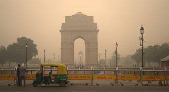 Thick blanket of haze shrouds Delhi as air quality hits ‘severe’ levels