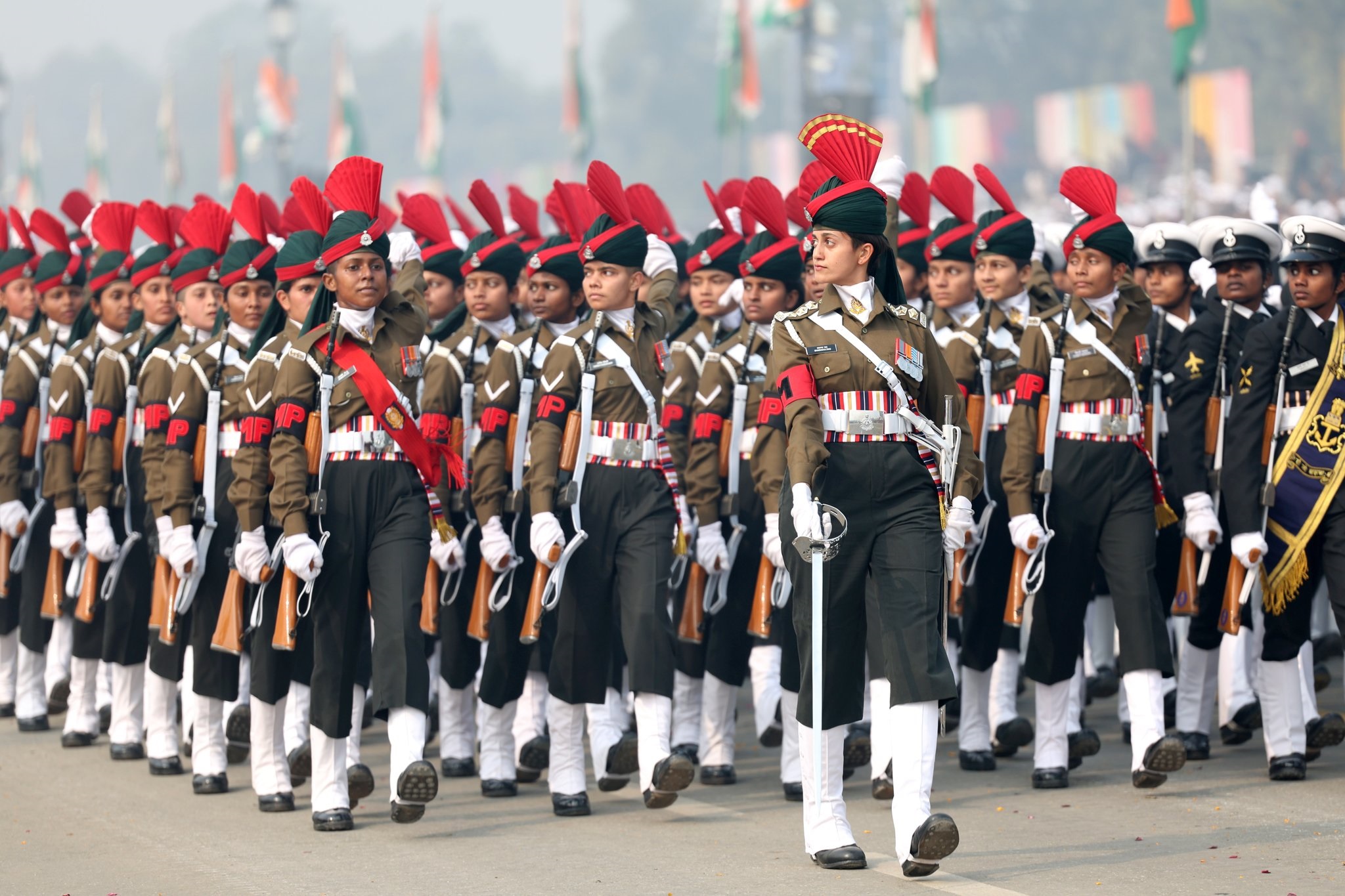 Delhi Police woman contingent highlights Republic Day celebrations