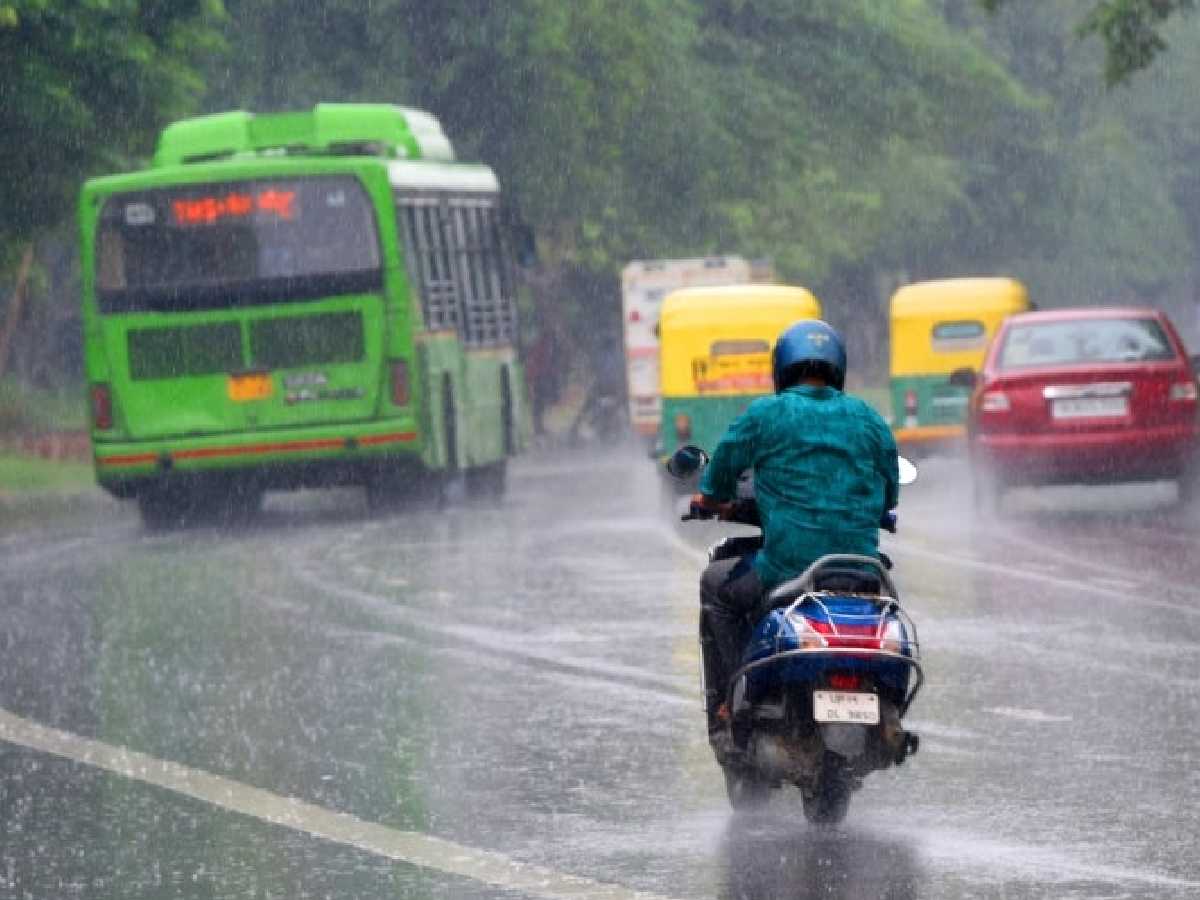 Delhi: Rain in Capital brings respite from heat