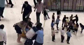 Noida: Dramatic fight erupts at Garden Galleria, video surfaces