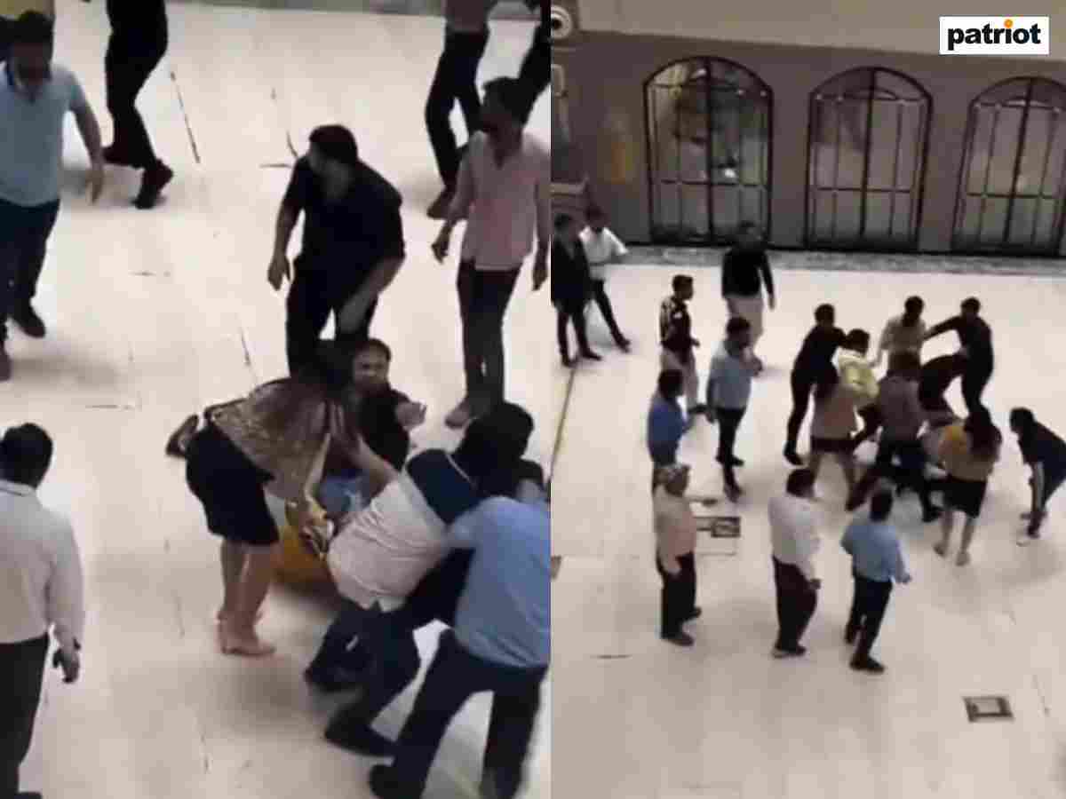 Noida: Dramatic fight erupts at Garden Galleria, video surfaces