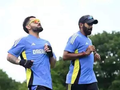 T20 World Cup: Kohli’s Explosive Practice Session Sets the Tone for Super 8s Campaign