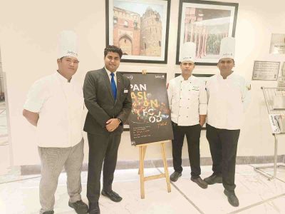  (Right to left) Chef Hitesh, Chef Aditya Jha, Pushpendra Parmar (Restaurant manager) and Chef Pawan