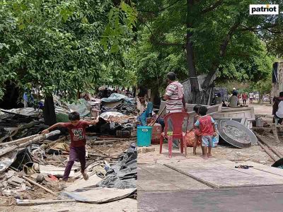 Delhi: Displaced Yamuna farmers scramble for shelter