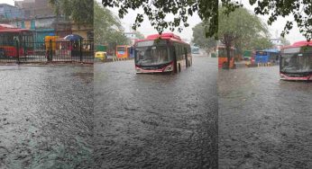 Delhi: Rain causes havoc, leads to waterlogging, traffic chaos