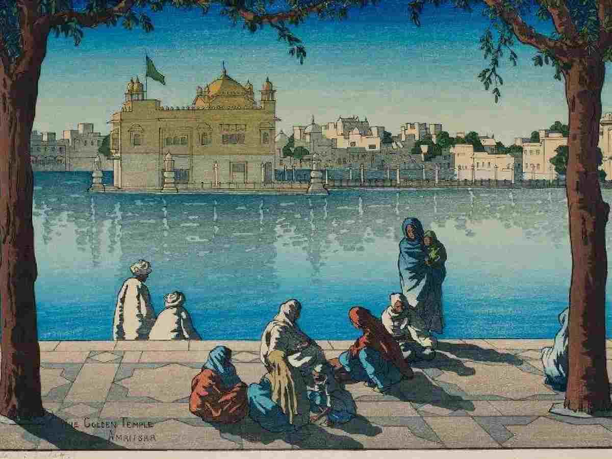 Art Exhibition: Painting of Golden Temple by Charles William Bartlett