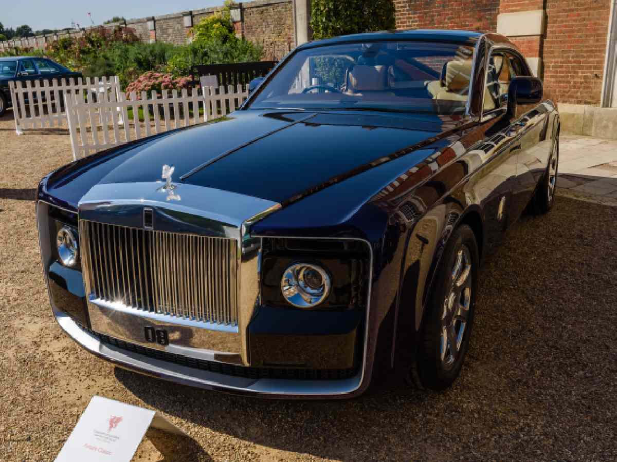 Rolls-Royce Sweptail: Custom-built for a private client, this luxury car costs about $13 million, combining bespoke design elements with the finest materials.