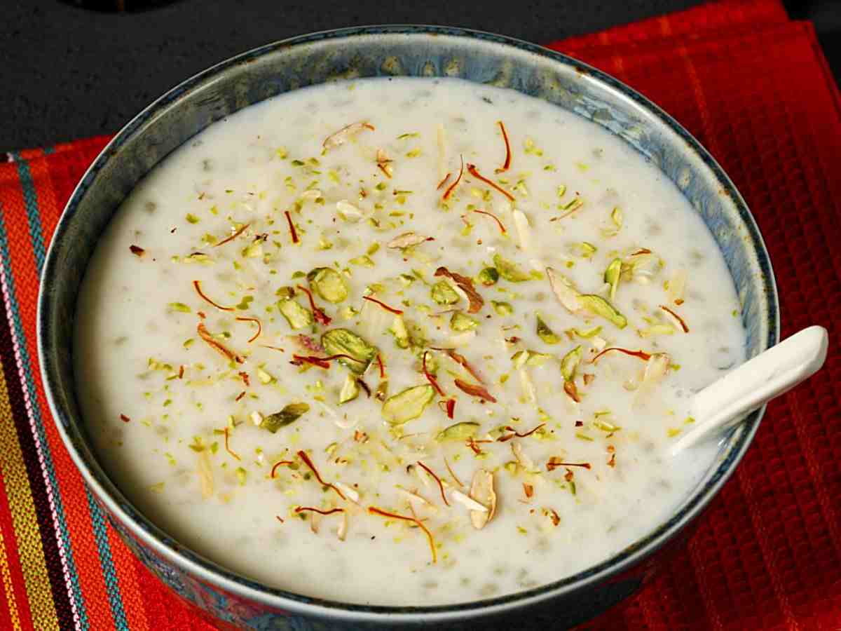 Sabudana Kheer is a delightful dessert that is creamy and delicious. Begin by boiling milk in a pot and adding soaked sabudana. Cook until the sabudana becomes translucent. Then, add sugar, cardamom powder, and saffron strands, cooking for a few more minutes until the mixture thickens. Garnish with chopped almonds and cashews, and serve this delightful kheer hot or chilled