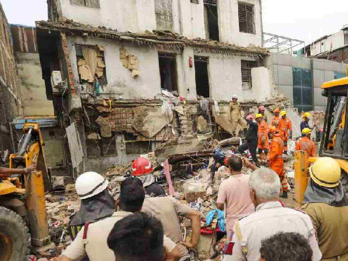 Delhi: 3 die after portion of 2-storey building collapses in Jahangirpuri