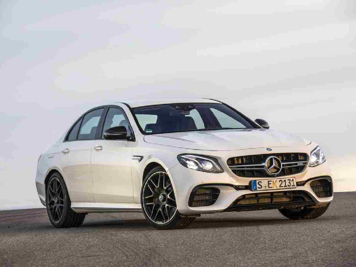 Mercedes-AMG E 63 S: A high-performance sedan that can hit approximately 300 km/h.