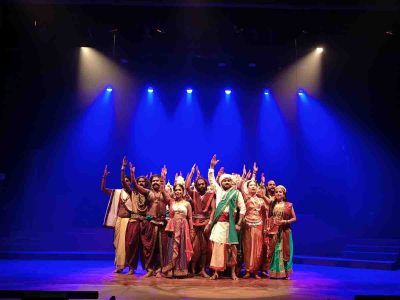 Repertory artists performing ‘Samudra Manthan’ on the inaugural day