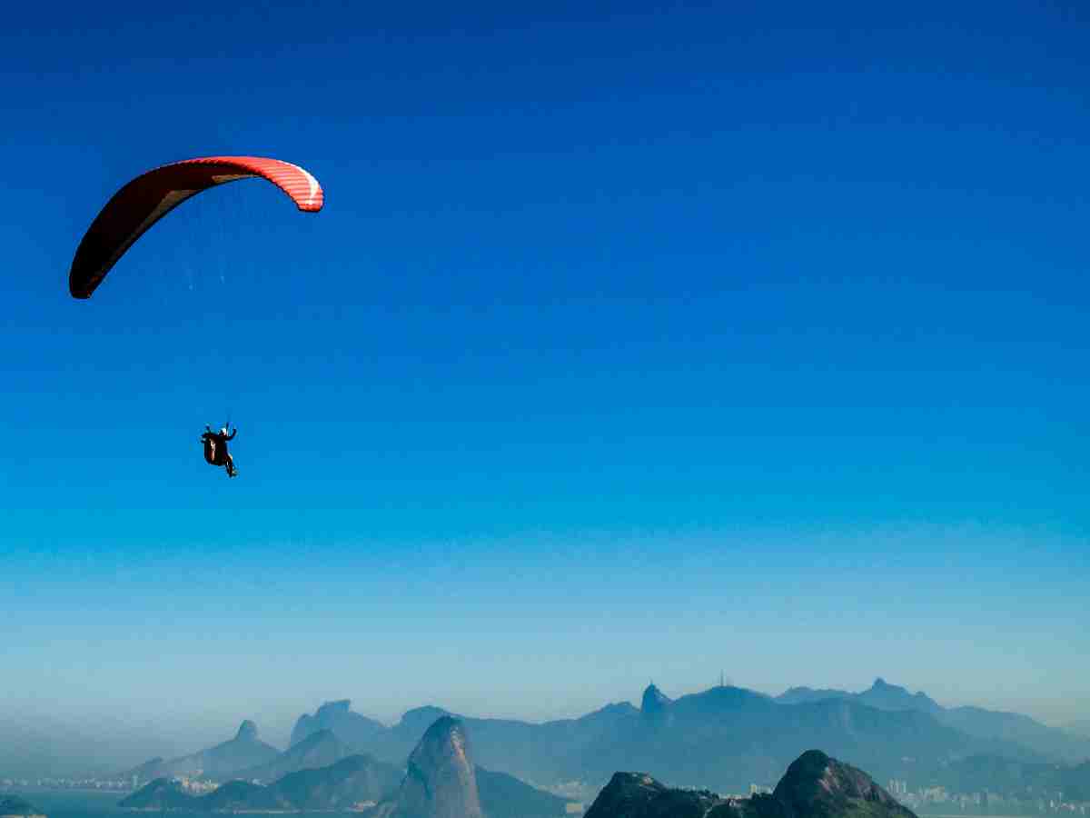 Paragliding: Soaring through the air with a lightweight, free-flying glider. It provides a serene yet exhilarating experience as you glide and manoeuvre over landscapes.