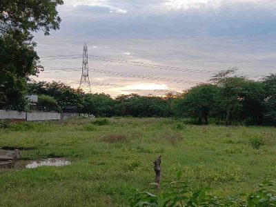 CRIME SCENE: The graveyard at the Savda Ghera cluster where the girl was allegedly raped