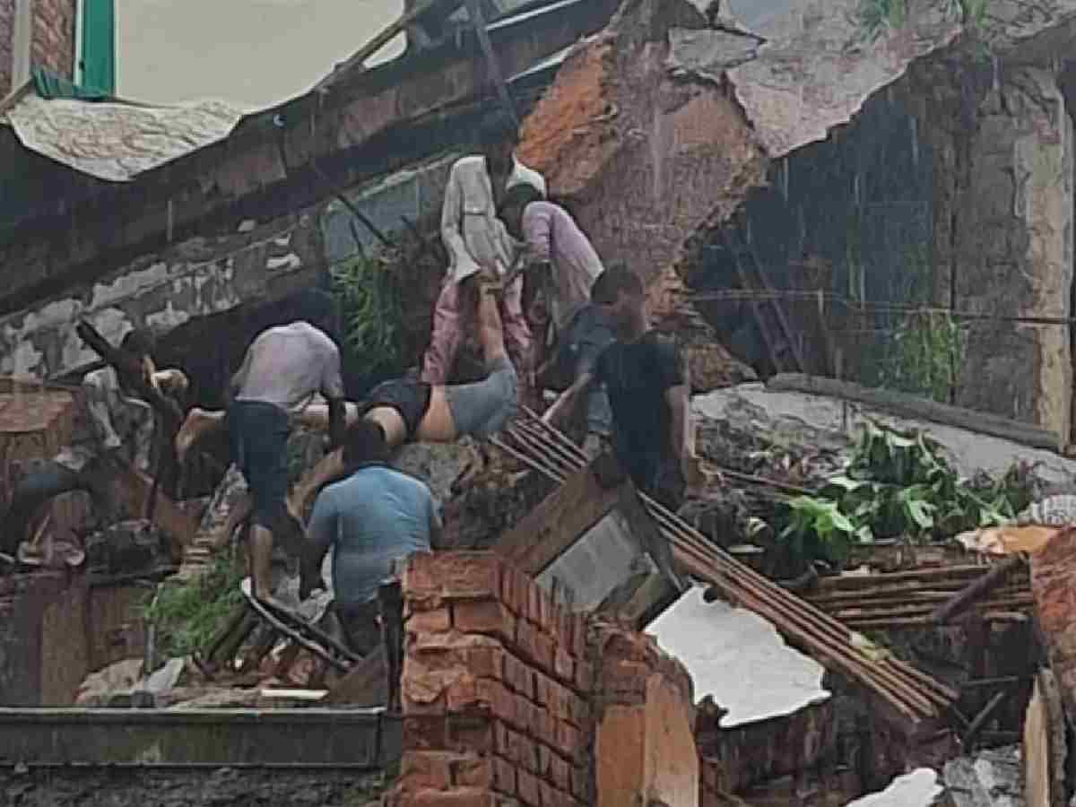 Two-storey house collapses in Delhi’s Model Town, some feared trapped