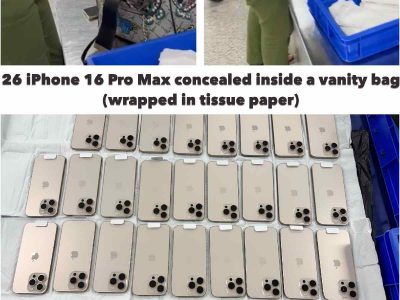 Delhi Customs seize 26 iPhone 16 Pro Max from passenger at airport