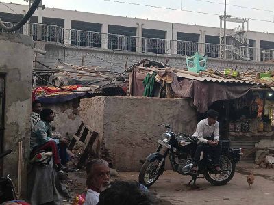 NO ACCOUNTABILITY: In front of Rahmat Ali's slum, from where manual scavengers are hired informally