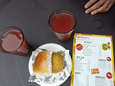 Vada Pao With Kokum Sharbat