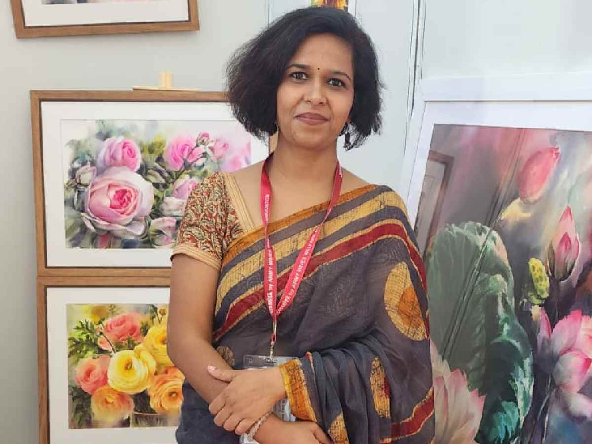 Learn floral watercolours: Puja Kumar hosts a workshop in Delhi