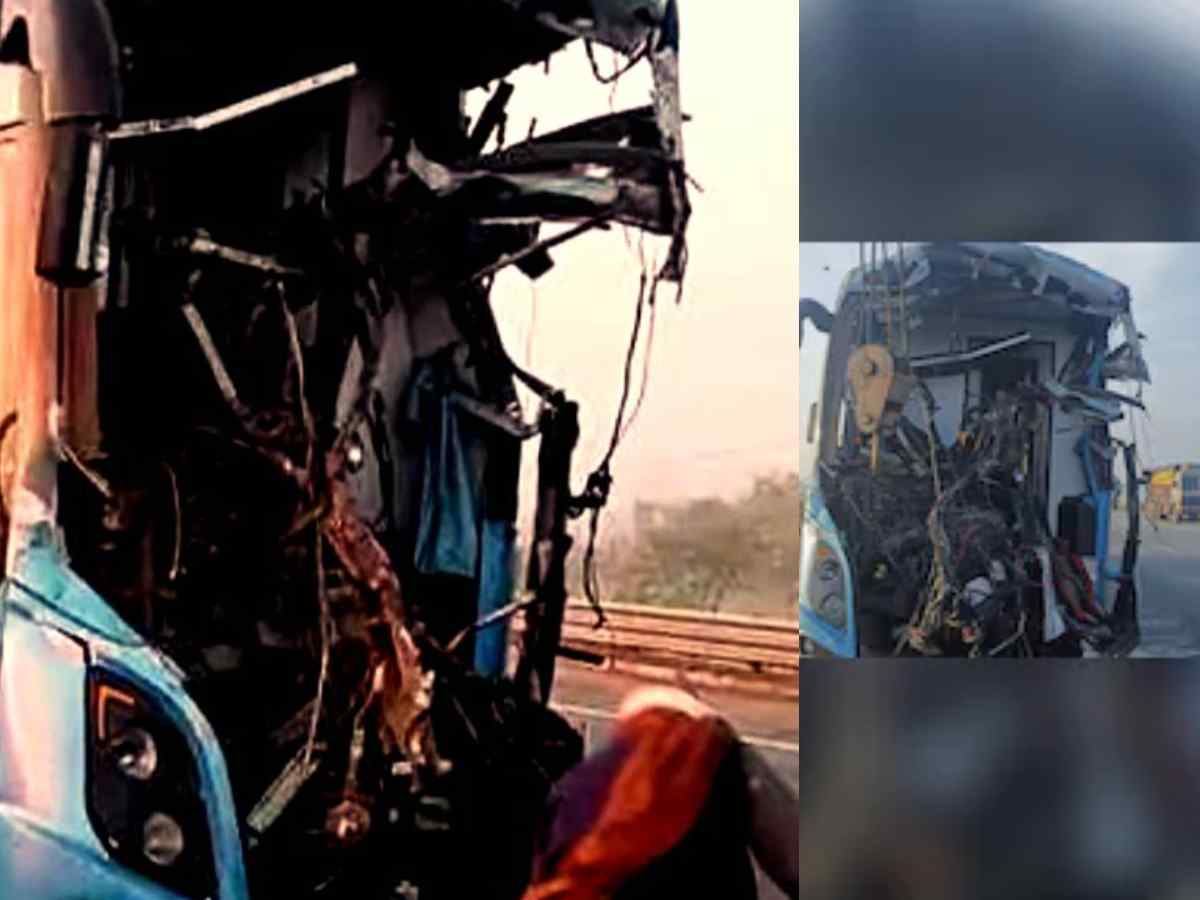 45 injured after bus rams into two trucks on Delhi-Mumbai Expressway in Rajasthan’s Dausa