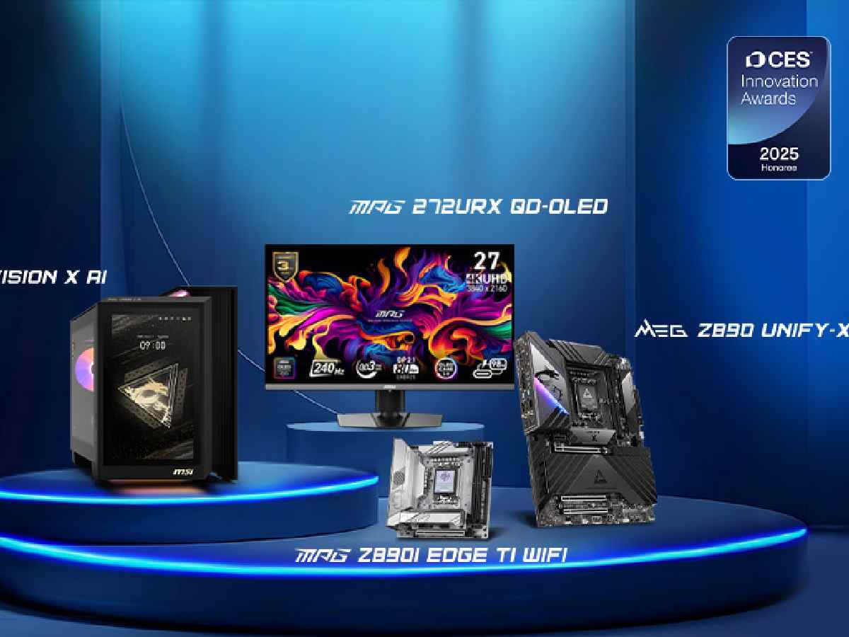 MSI reveals revolutionary CPUs, Monitors at CES 2025: Here are key highlights