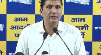 AAP slams BJP over law & order in Delhi citing elderly couple’s murder