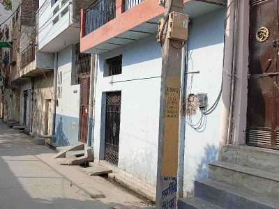 An alley in the residential colony in north-east Delhi's Farsh Bazaar
