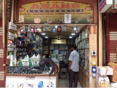 A telephone shop in Chandni Chowk