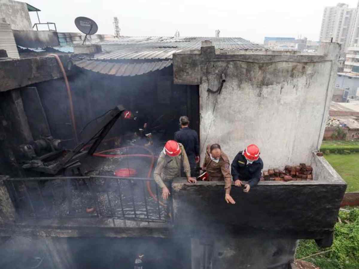 ‘Just 5 seconds saved me’: Brother of Delhi fire victim